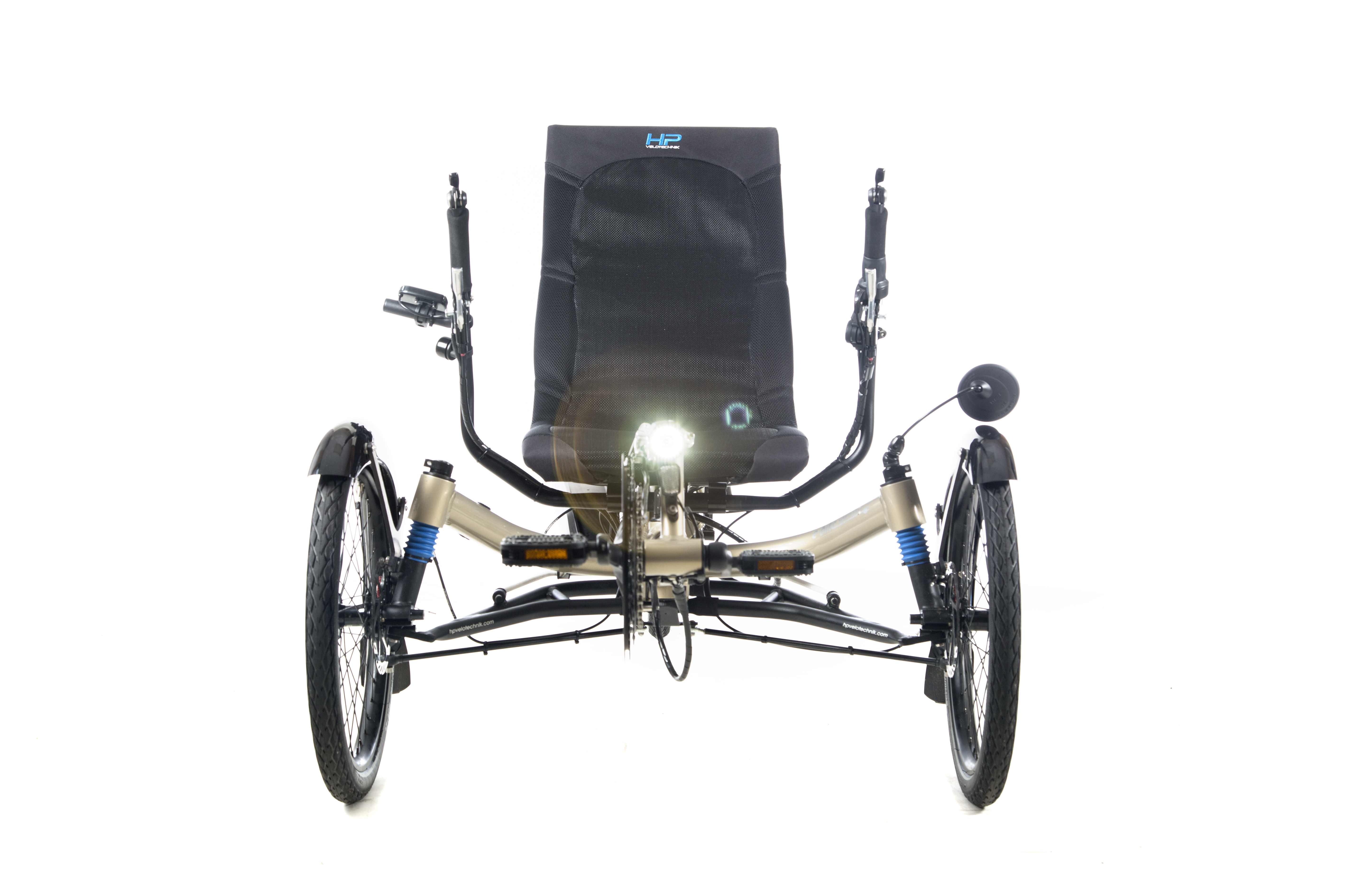 HP velotechnik scorpionplus 20 koplamp aan